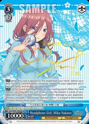 Headphone Girl, Miku Nakano