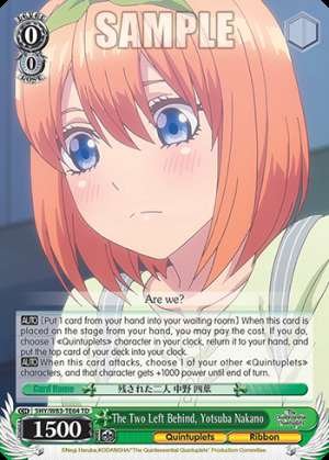 The Two Left Behind, Yotsuba Nakano