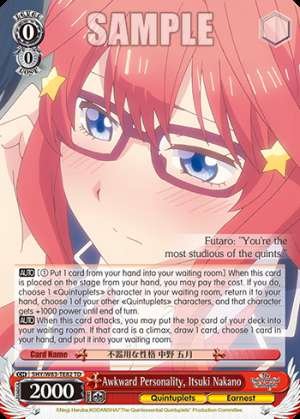 Awkward Personality, Itsuki Nakano