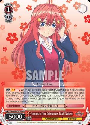 Youngest of the Quintuplets, Itsuki Nakano