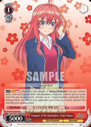 Youngest of the Quintuplets, Itsuki Nakano