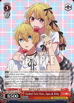 Guided Twin Stars, Aqua & Ruby