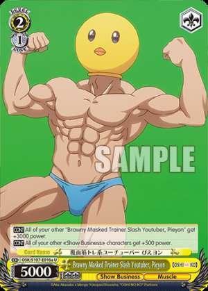 Brawny Masked Trainer Slash Youtuber, Pieyon