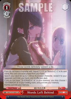 Words Left Behind