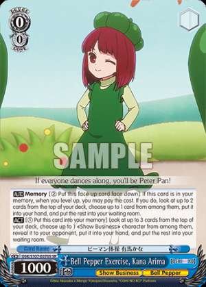 Bell Pepper Exercise, Kana Arima