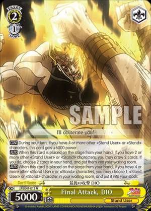 Final Attack, DIO