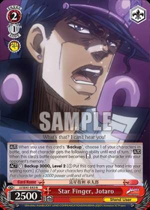 Star Finger, Jotaro
