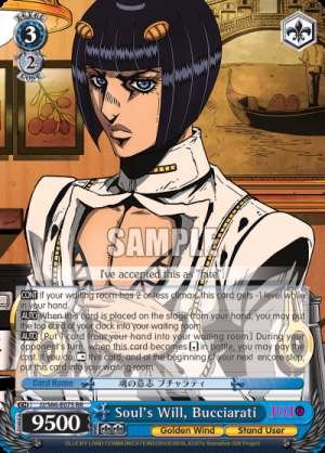 Soul's Will, Bucciarati