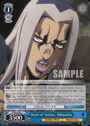 Heart of Justice, Abbacchio