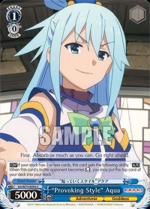 “Provoking Style” Aqua