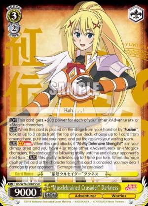 "Musclebrained Crusader" Darkness