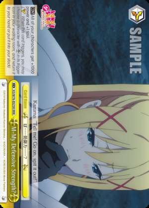 M-My Defensive Strength?