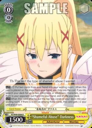 “Shameful Abuse” Darkness