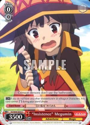 “Insistence” Megumin
