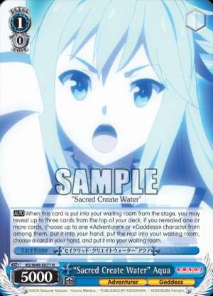 “Sacred Create Water” Aqua