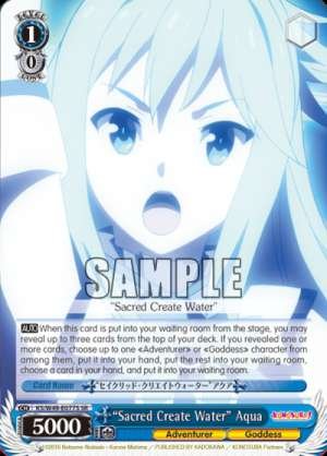“Sacred Create Water” Aqua