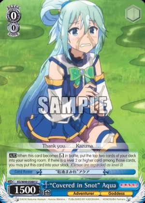 “Covered in Snot” Aqua