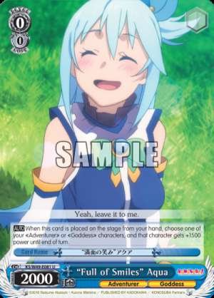 “Full of Smiles” Aqua