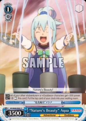“Nature's Beauty” Aqua