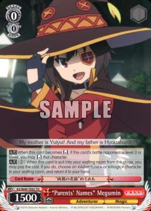 “Parents' Names” Megumin