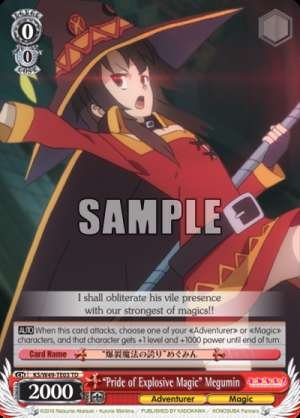 “Pride of Explosive Magic” Megumin