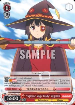 “Explosive Magic Ready” Megumin