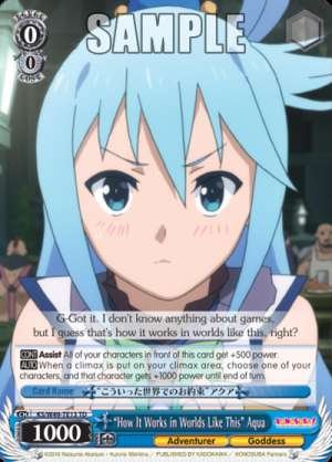 “How It Works in Worlds Like This” Aqua