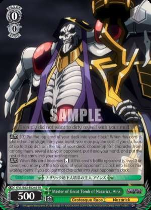 Master of Great Tomb of Nazarick, Ainz