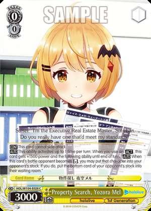 Property Search, Yozora Mel