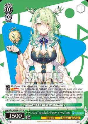 A Step Towards the Future, Ceres Fauna