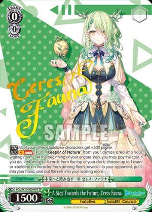 A Step Towards the Future, Ceres Fauna