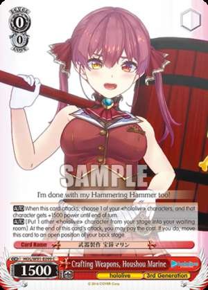 Crafting Weapons, Houshou Marine
