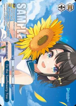 To the Sunflowery You