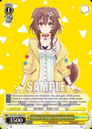 Gimme Da Finger~ Inugami Korone