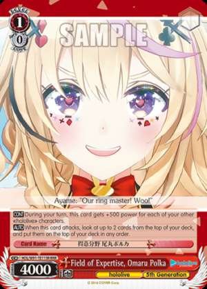 Field of Expertise, Omaru Polka
