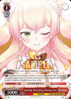 Knowledge About Spring, Momosuzu Nene