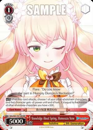 Knowledge About Spring, Momosuzu Nene