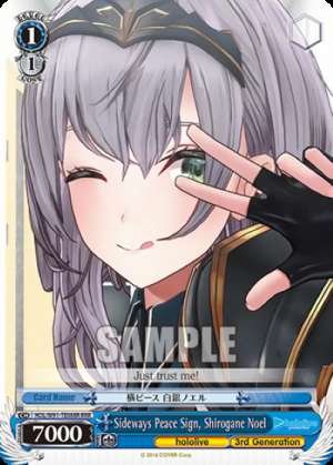 Sideways Peace Sign, Shirogane Noel