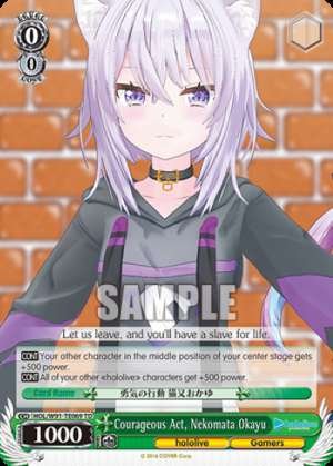 Courageous Act, Nekomata Okayu