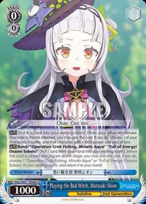 Playing the Bad Witch, Murasaki Shion