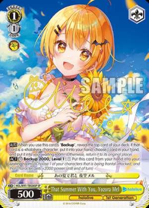That Summer With You, Yozora Mel