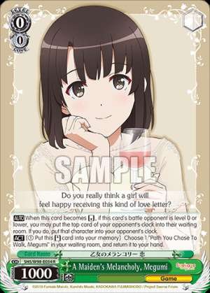 A Maiden's Melancholy, Megumi