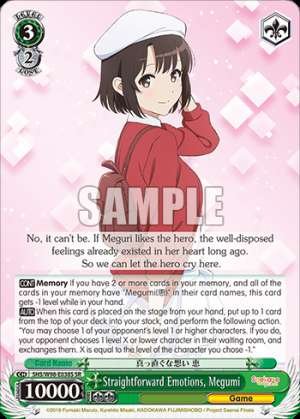 Straightforward Emotions, Megumi