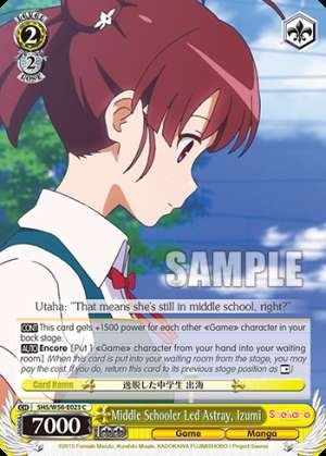 Middle Schooler Led Astray, Izumi