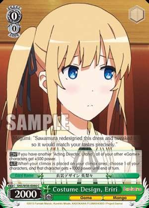 Costume Design, Eriri