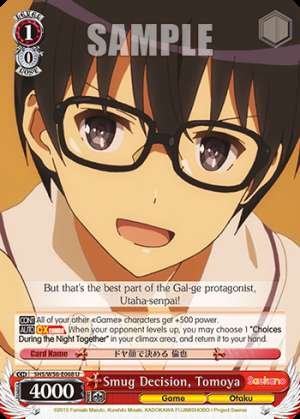 Smug Decision, Tomoya