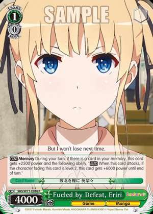 Fueled by Defeat, Eriri
