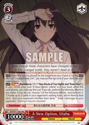 A New Option, Utaha