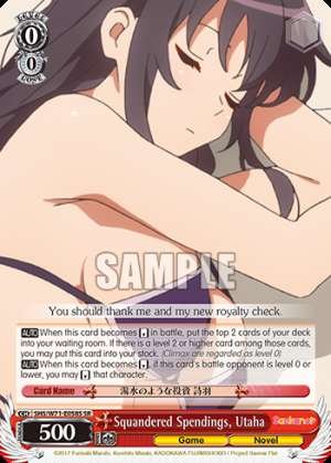 Squandered Spendings, Utaha