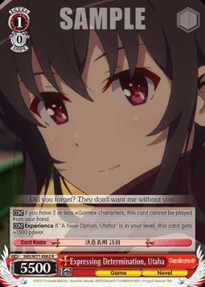 Expressing Determination, Utaha